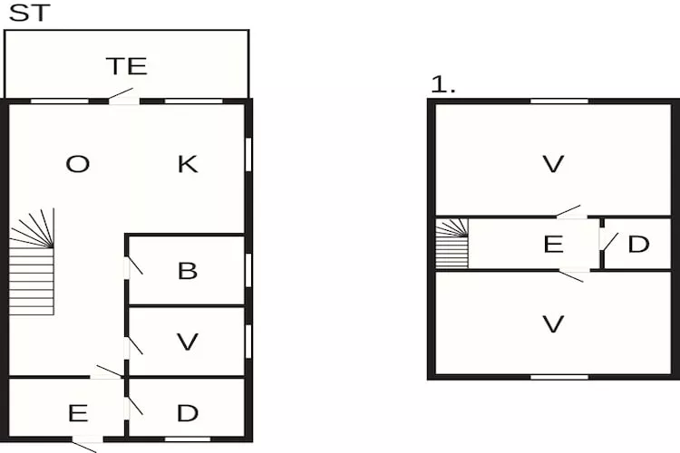 Maison de vacances pour 6 a Brekstad-By Traum-Plan