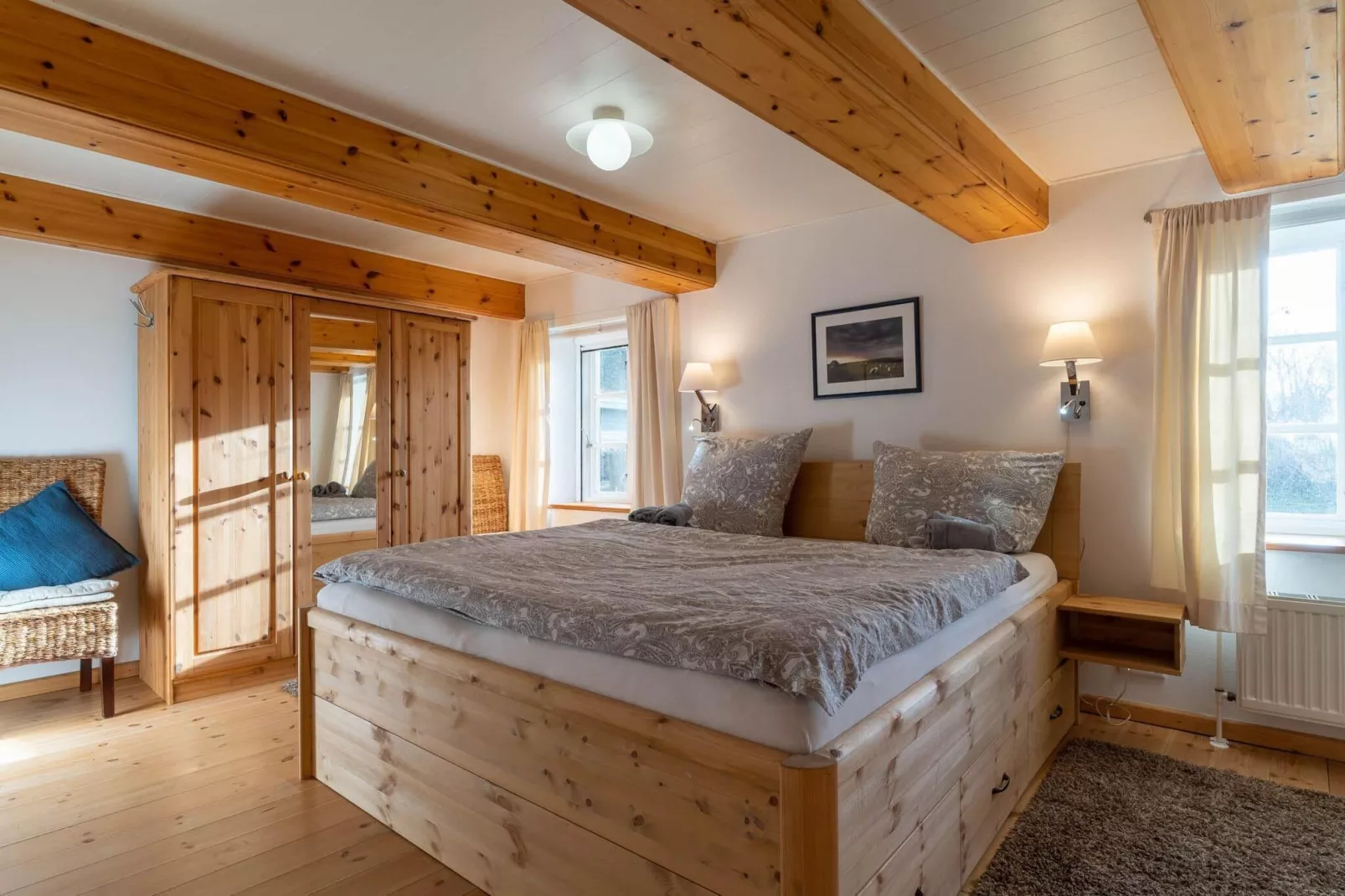 Fischerhütte-Schlafzimmer