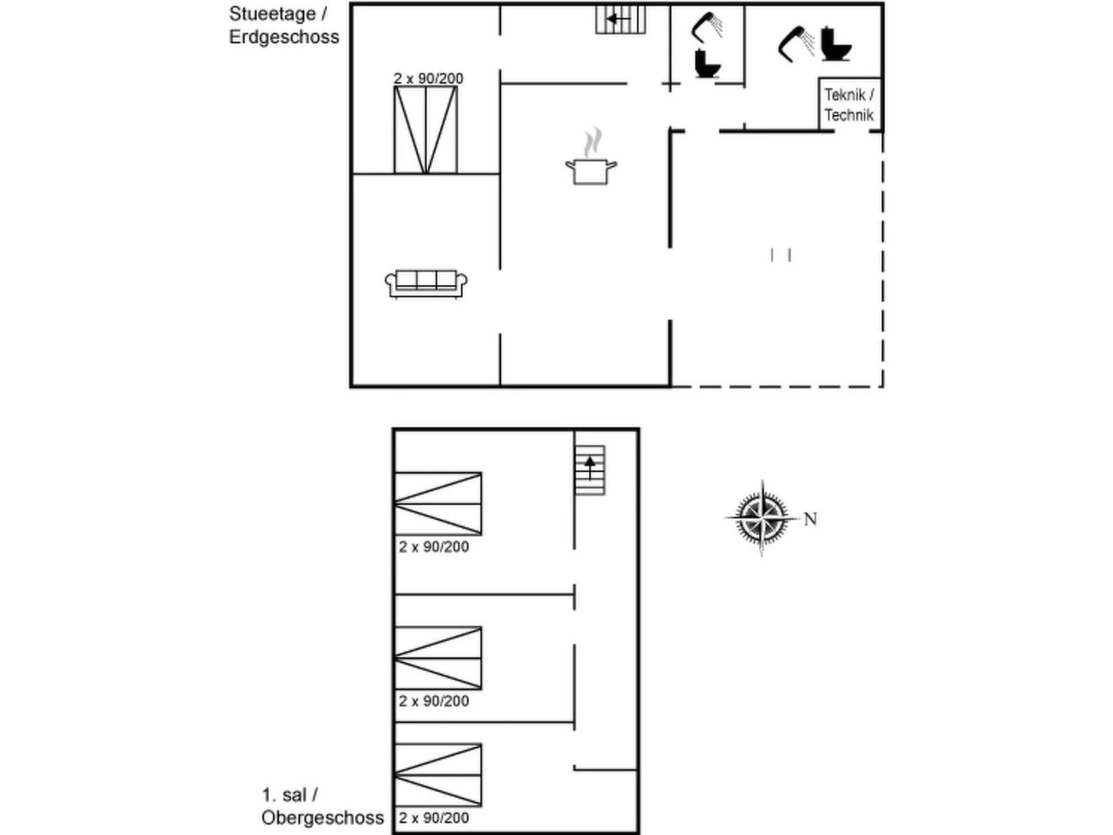 "Minte" - 450m from the sea-Dedans