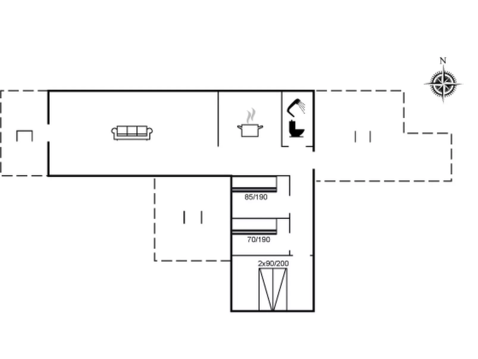 "Stillfriede" - 400m from the sea-Inside