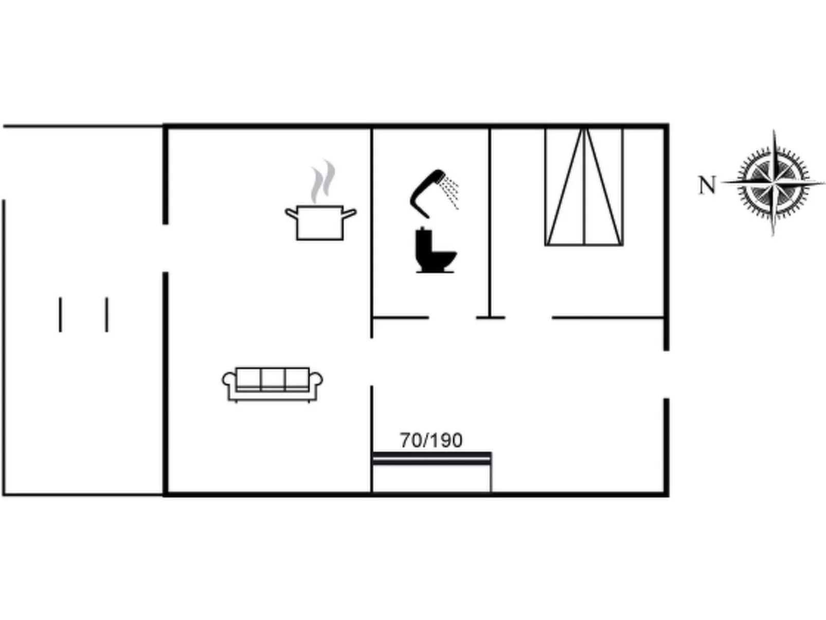 "Urmas" - 1km from the sea-Inside