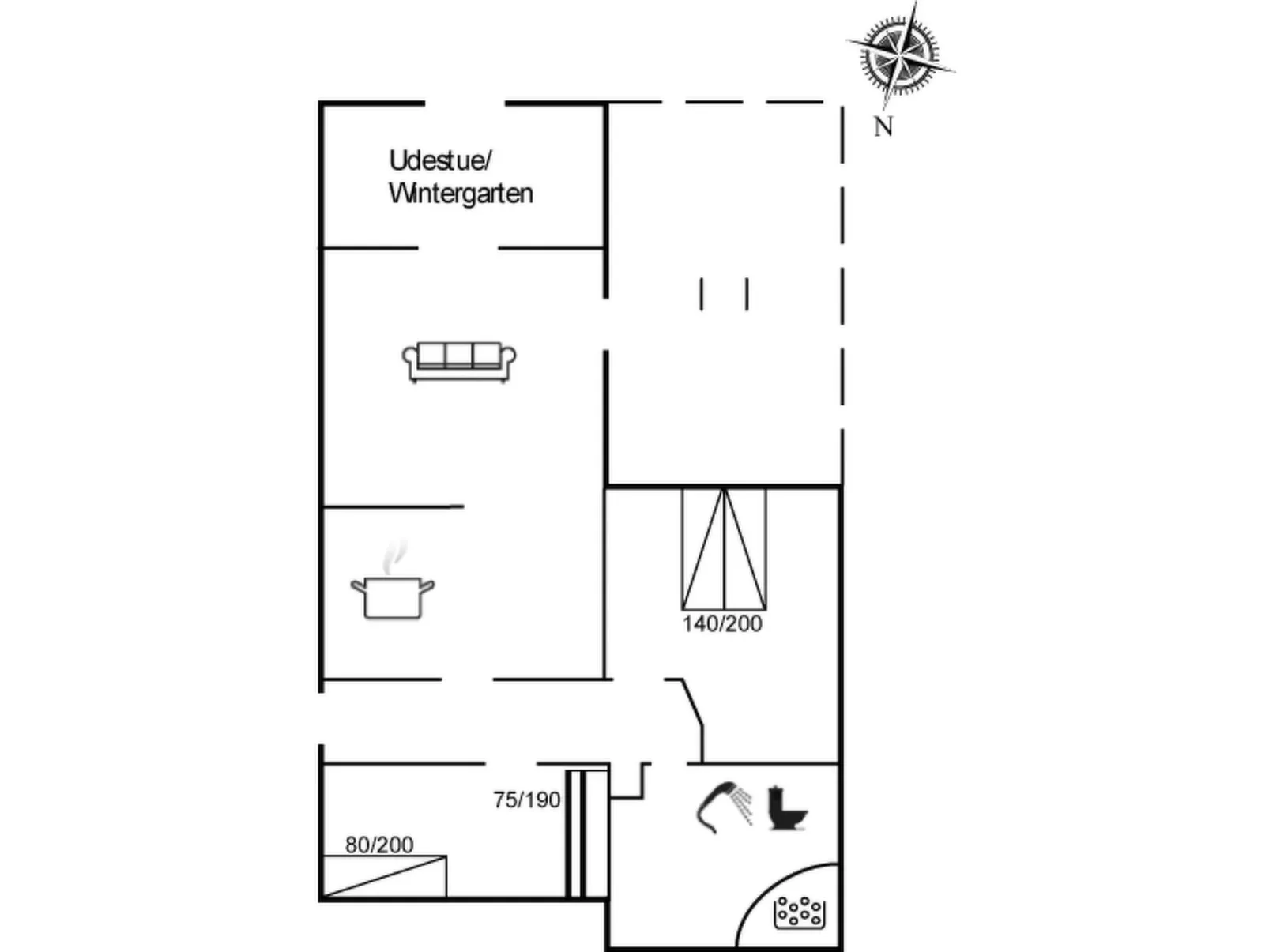 "Siggi" - 400m from the sea-Inside