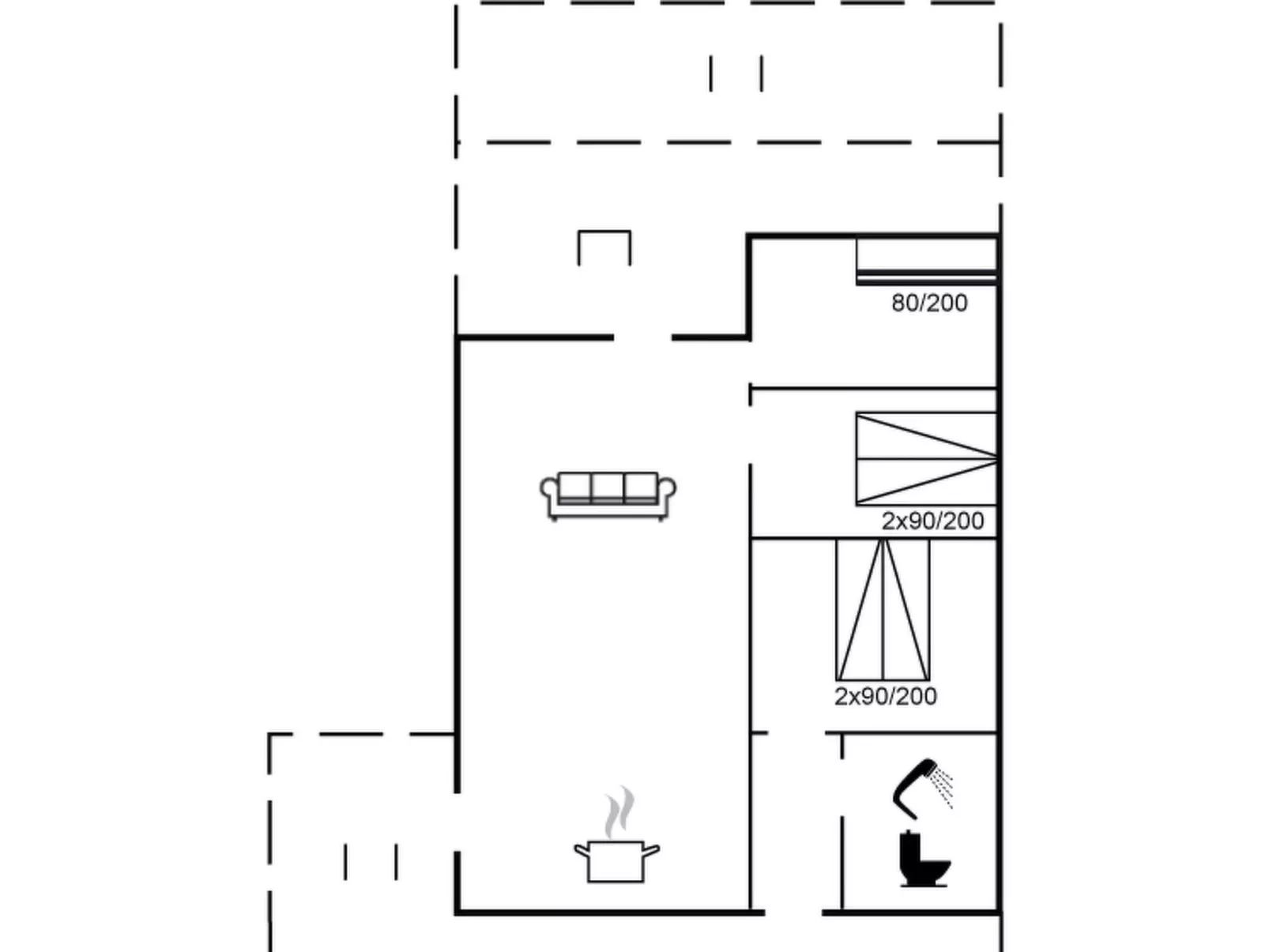 "Nila" - 750m from the sea-Inside