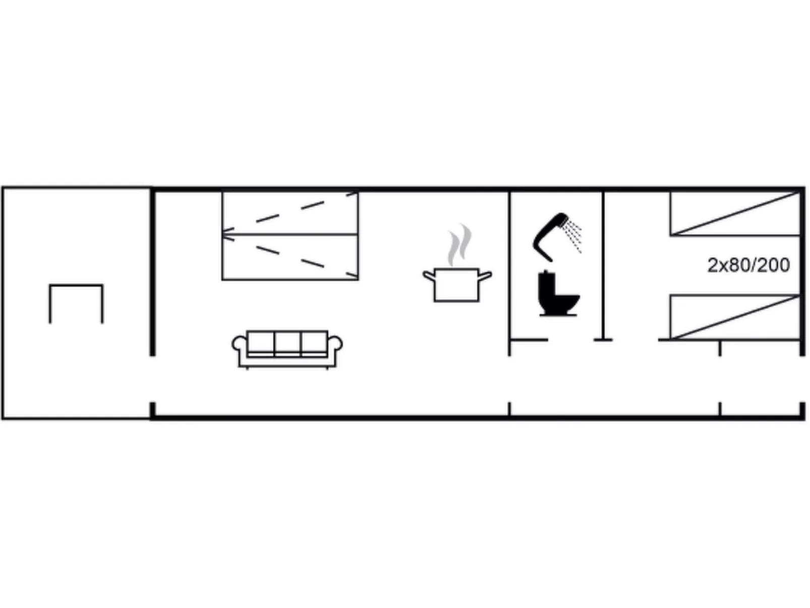 "Anette" - 50m from the sea-Dedans