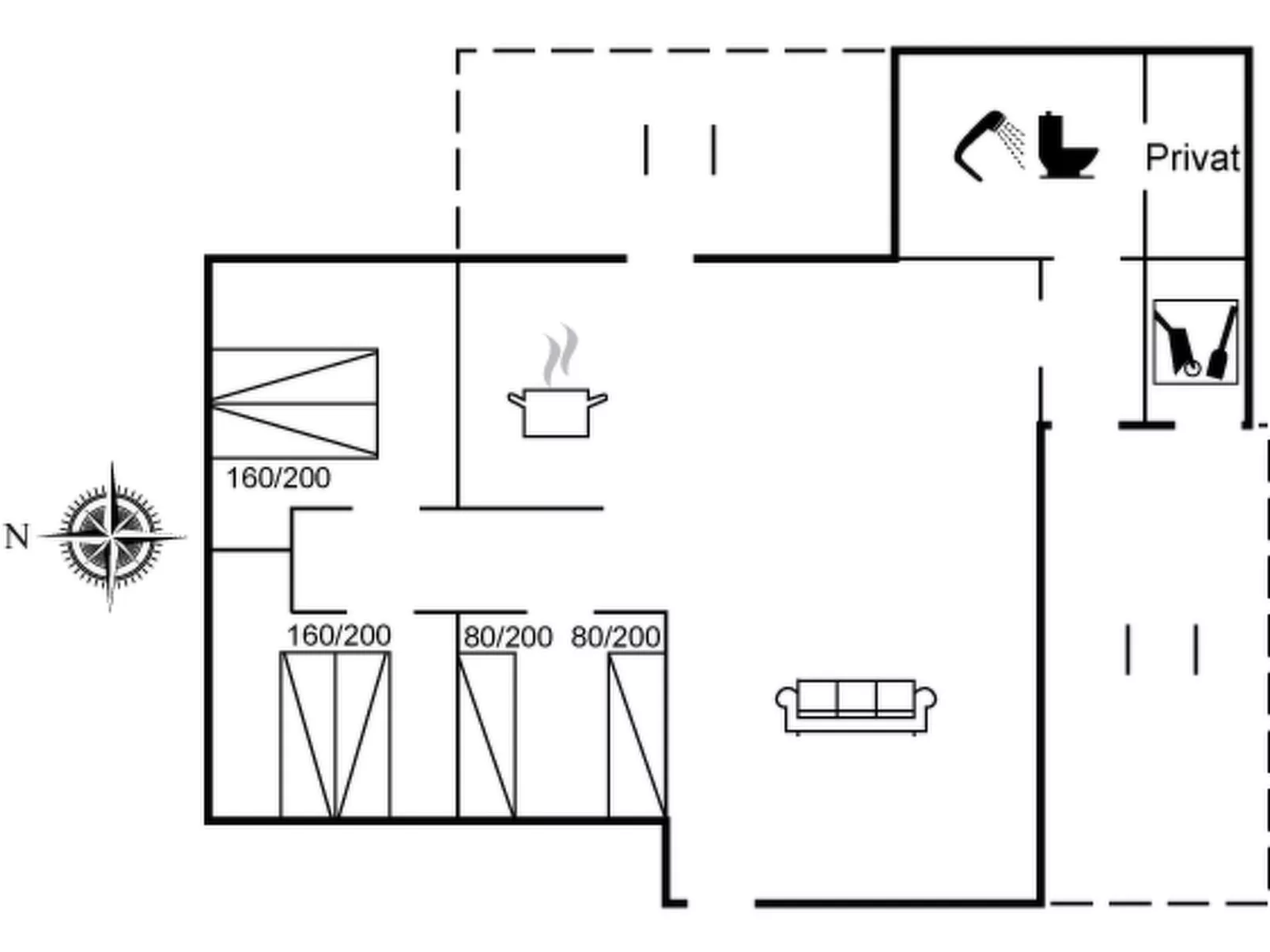 "Vika" - 600m from the sea-Inside