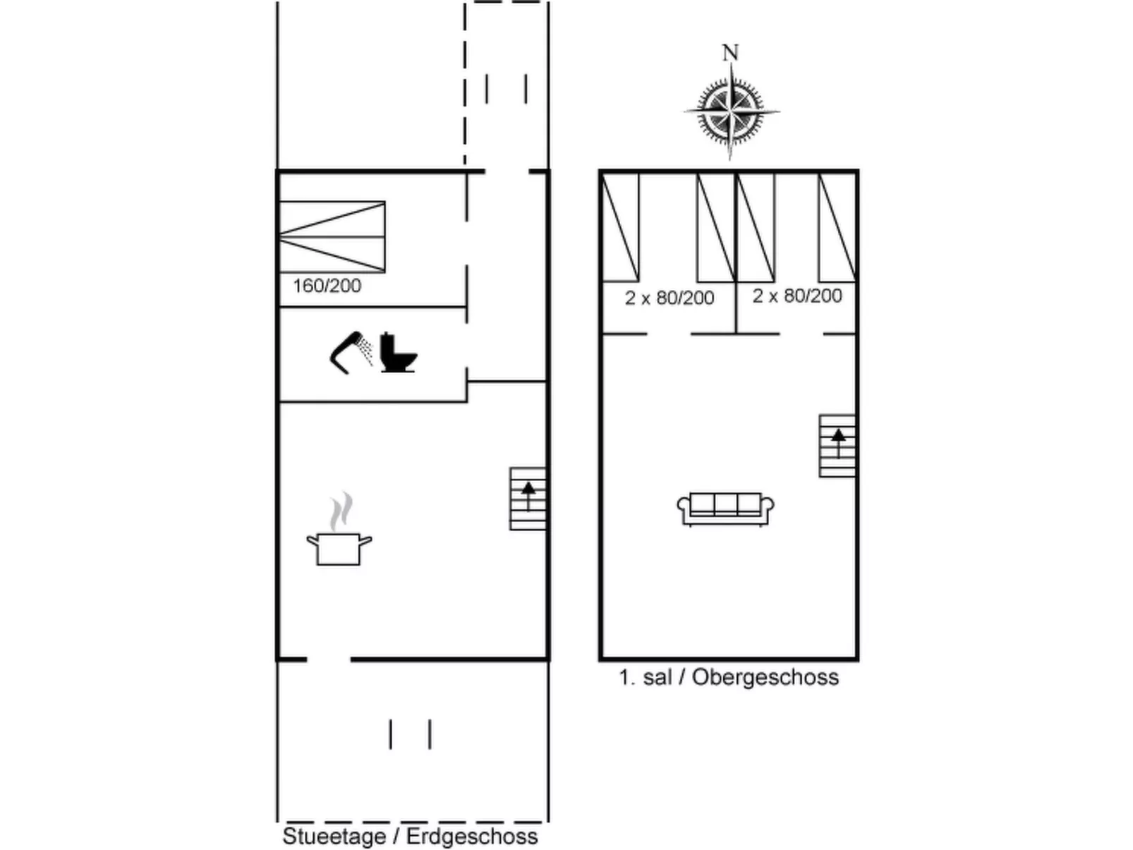"Silja" - 2.3km from the sea-Drinnen