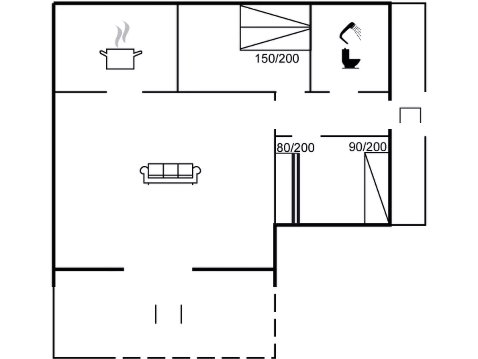 "Liljana" - 30km from the sea-Dedans