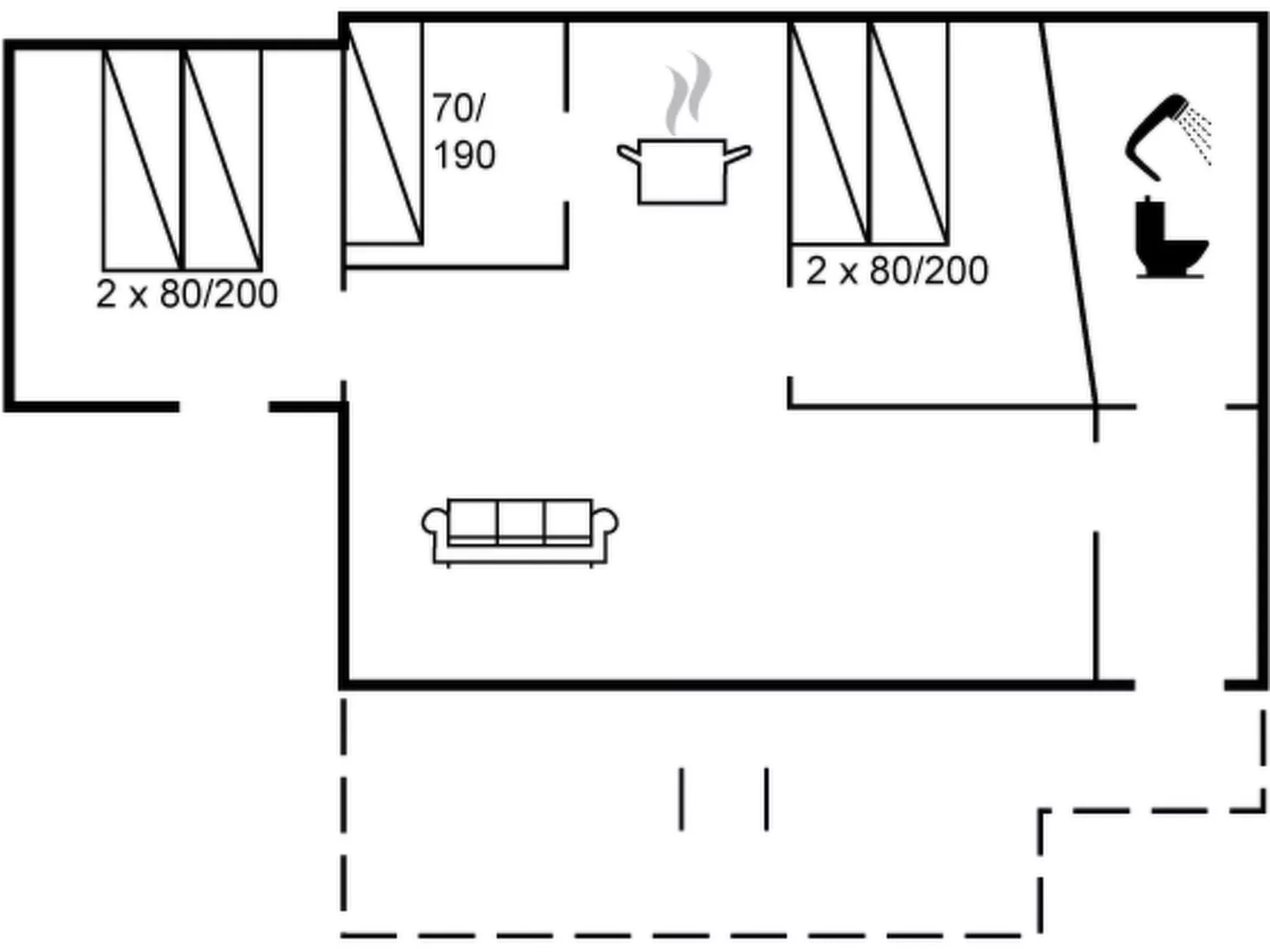 "Evert" - 250m from the sea-Inside
