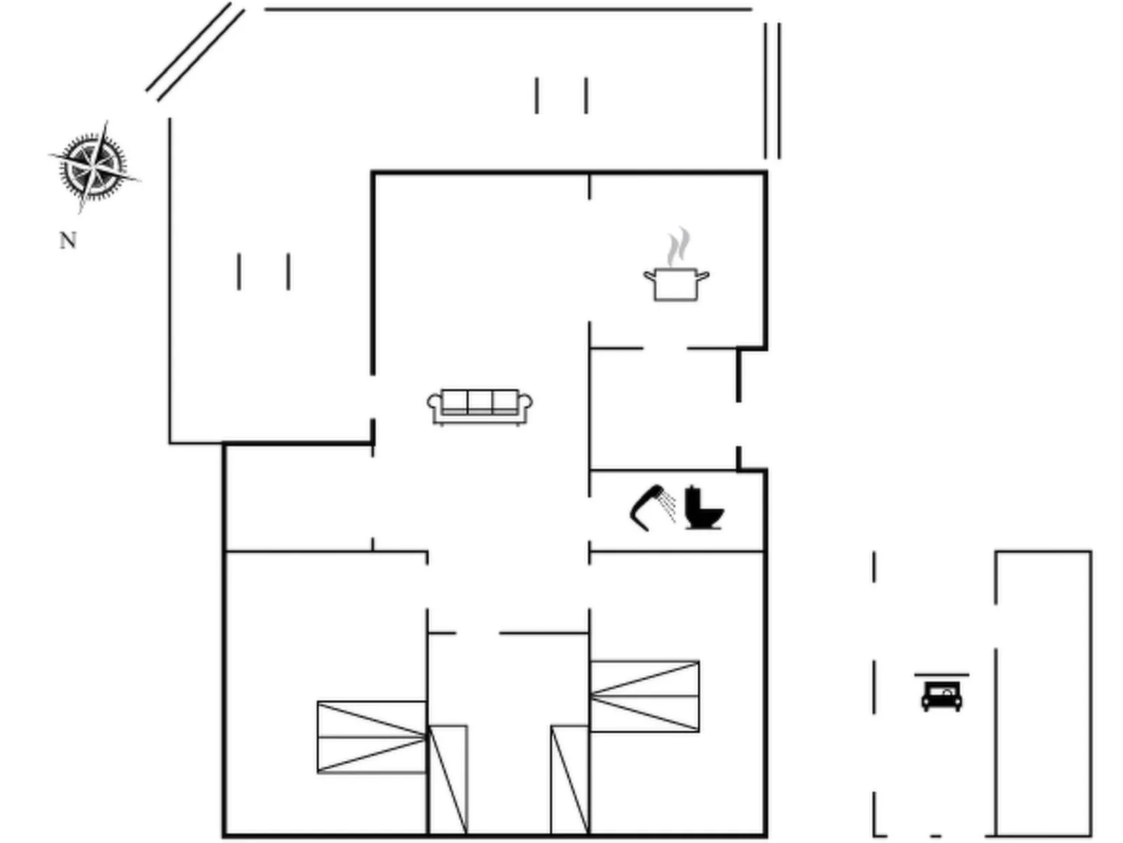 "Mainio" - 800m from the sea-Inside