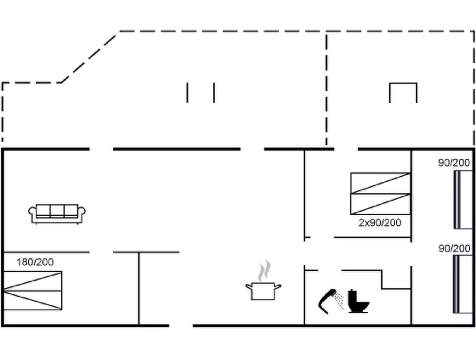 "Svend" - 1.5km from the sea-Drinnen