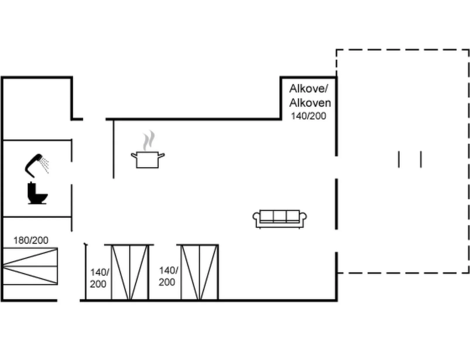 "Neea" - 280m from the sea-Dedans