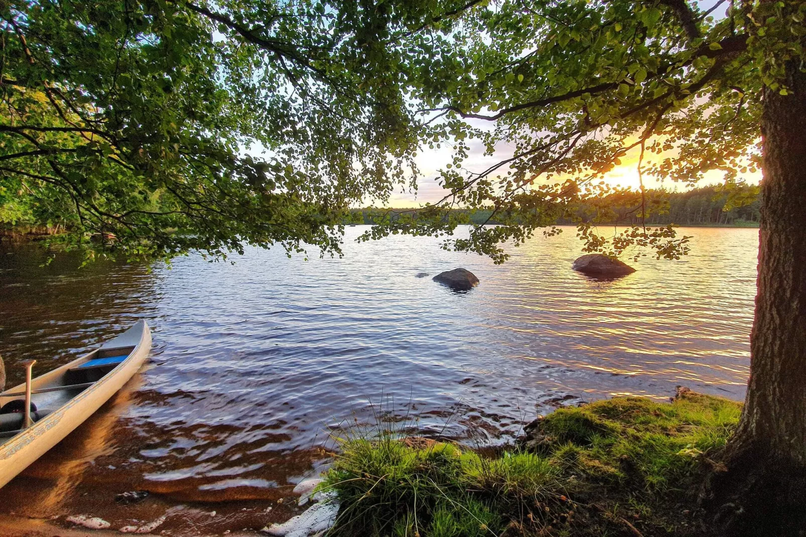 4 person holiday home in Holmsjö-By Traum-Water view