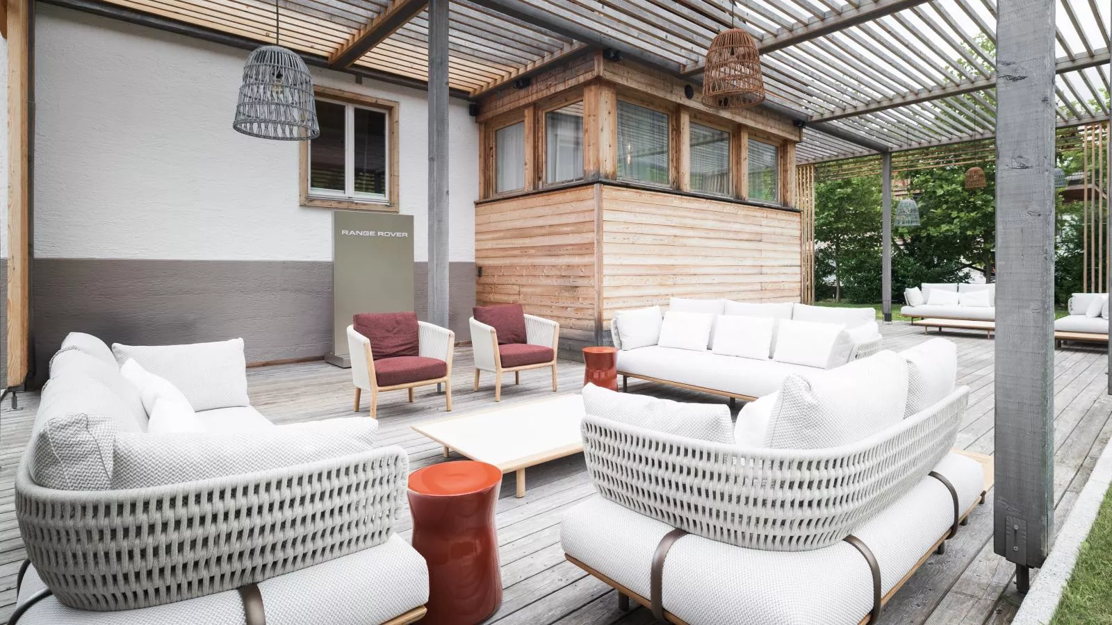 Stadtchalet Forsthaus-Jardins en été