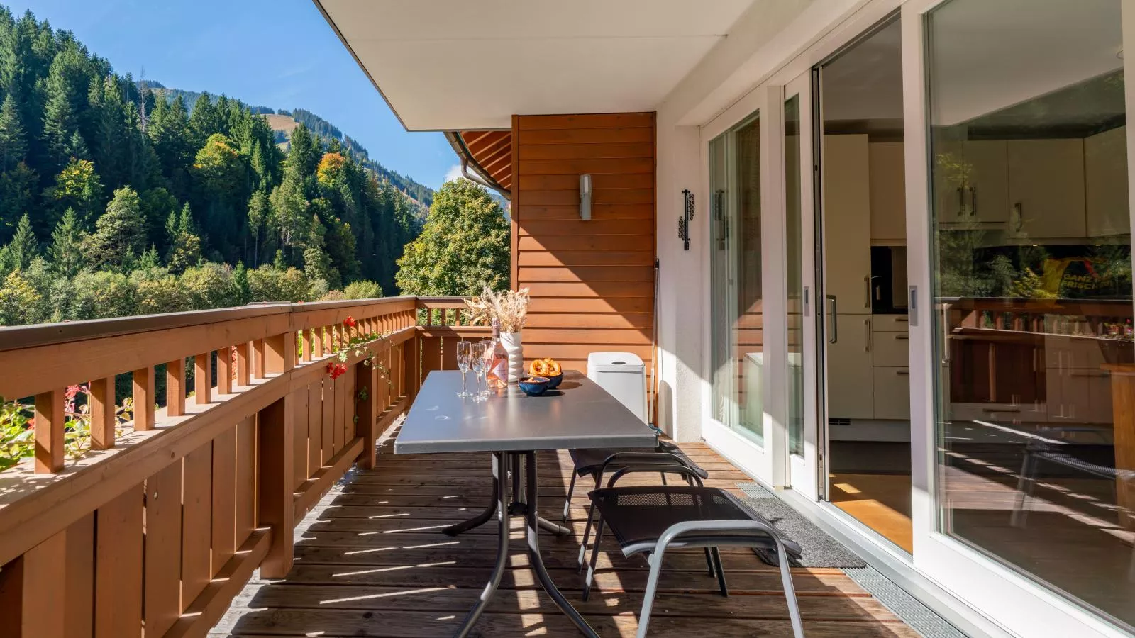 Drei Berge Top 4-Terrasse / balcon