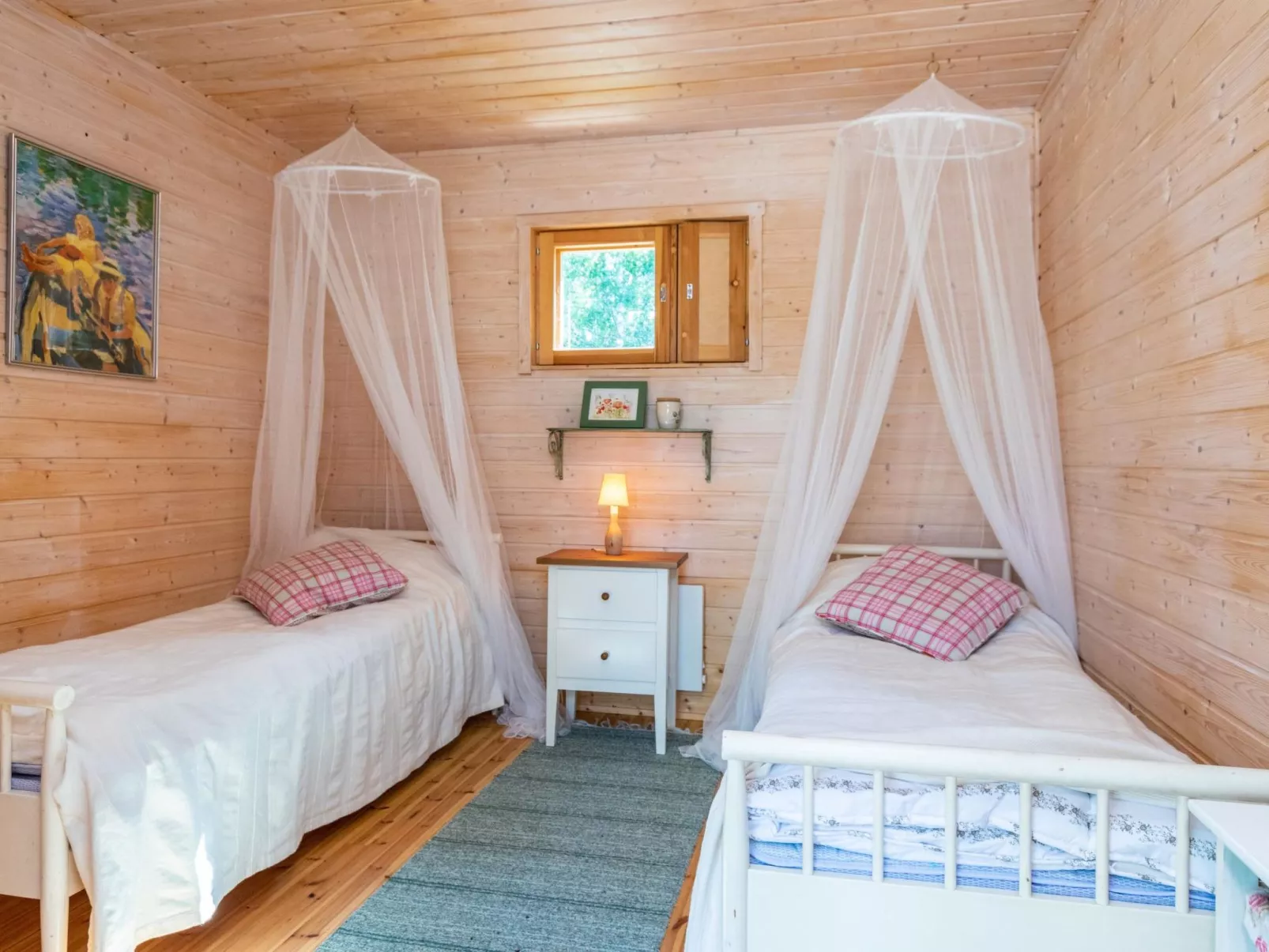 Hot pool cottage kesäranta-Dedans