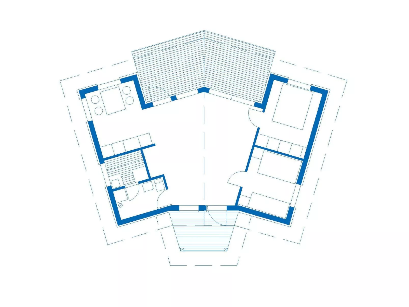 Villa rukan kesäniemi-Dedans