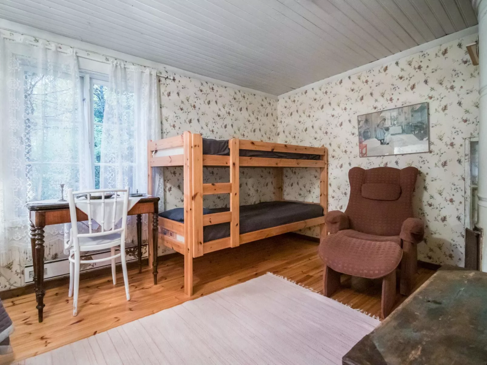 Puutarhurin mökki-Dedans