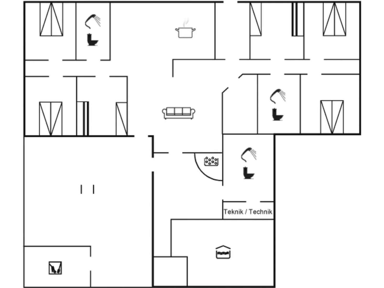 "Ulf" - 2km from the sea-Drinnen