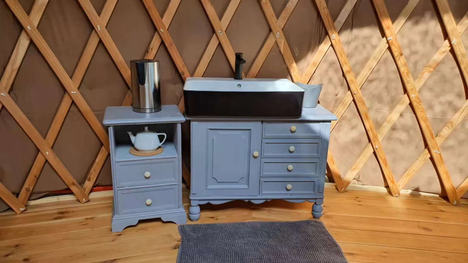 Glamour-Camping-Innenbereich