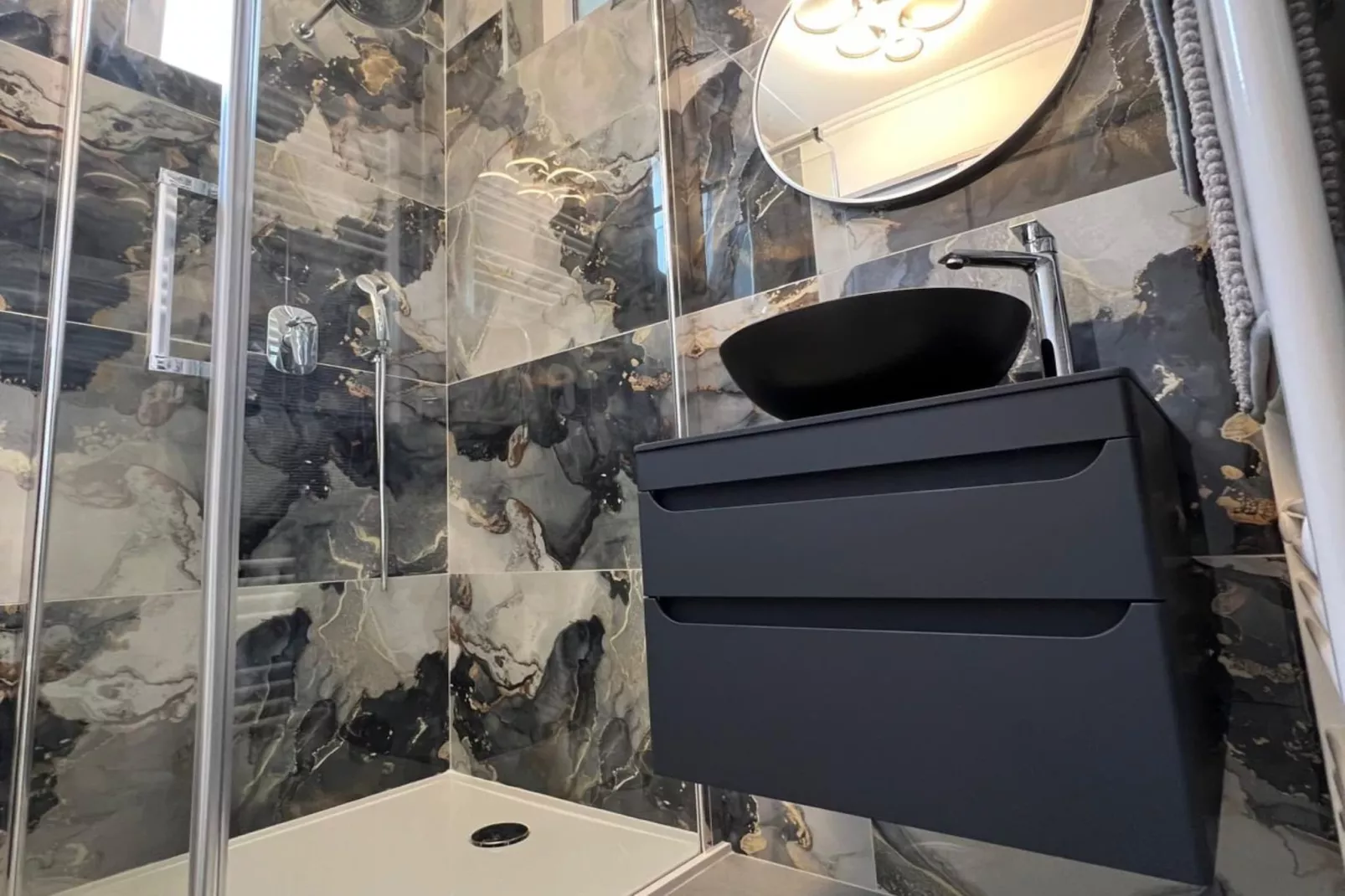 Urban Luxury Apartment Zagreb  One  Bedroom Apartment-Salle de bain