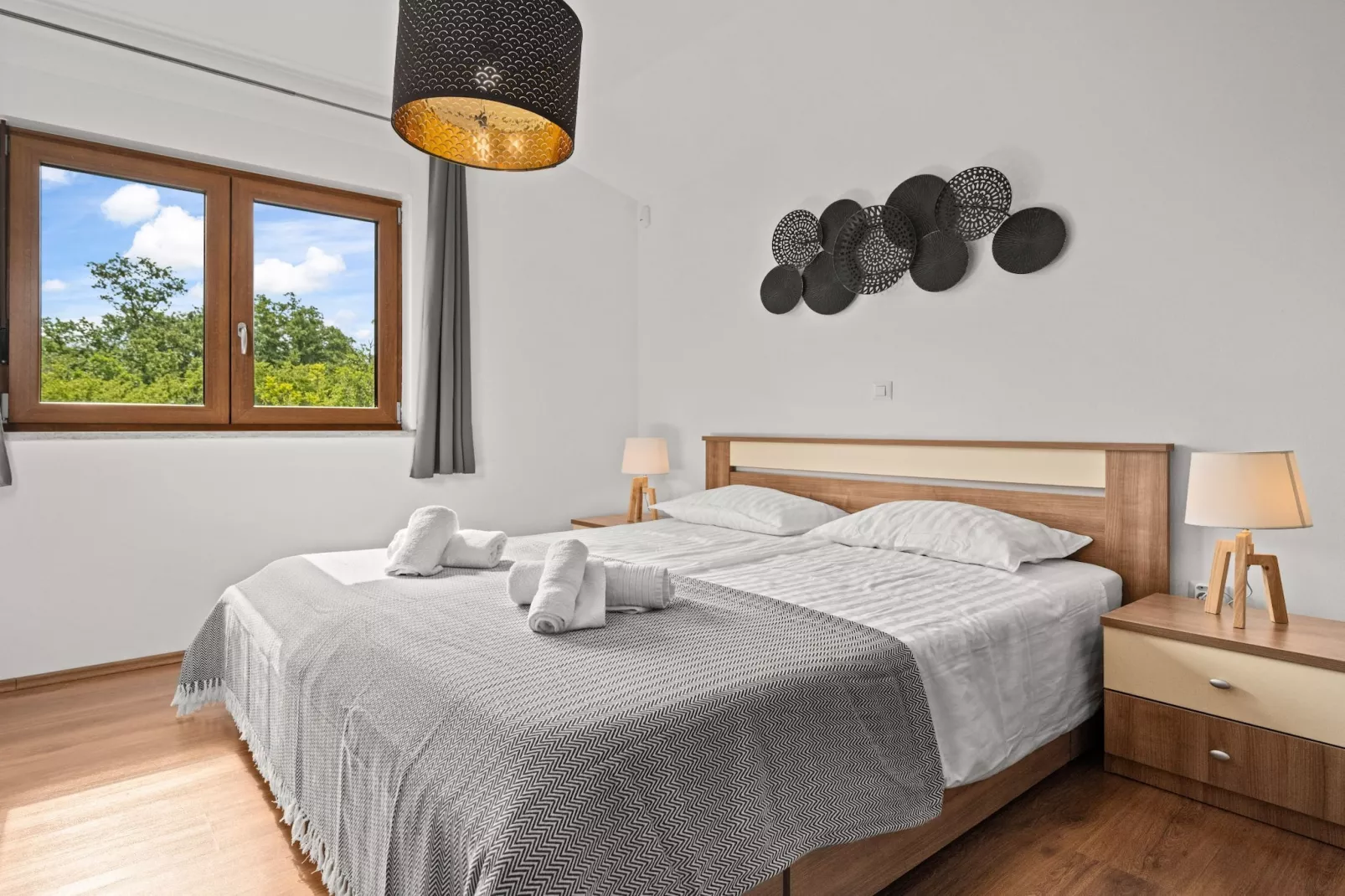 Holiday Home Mlačić - Three Bedroom Holiday Home with Pool-Chambre