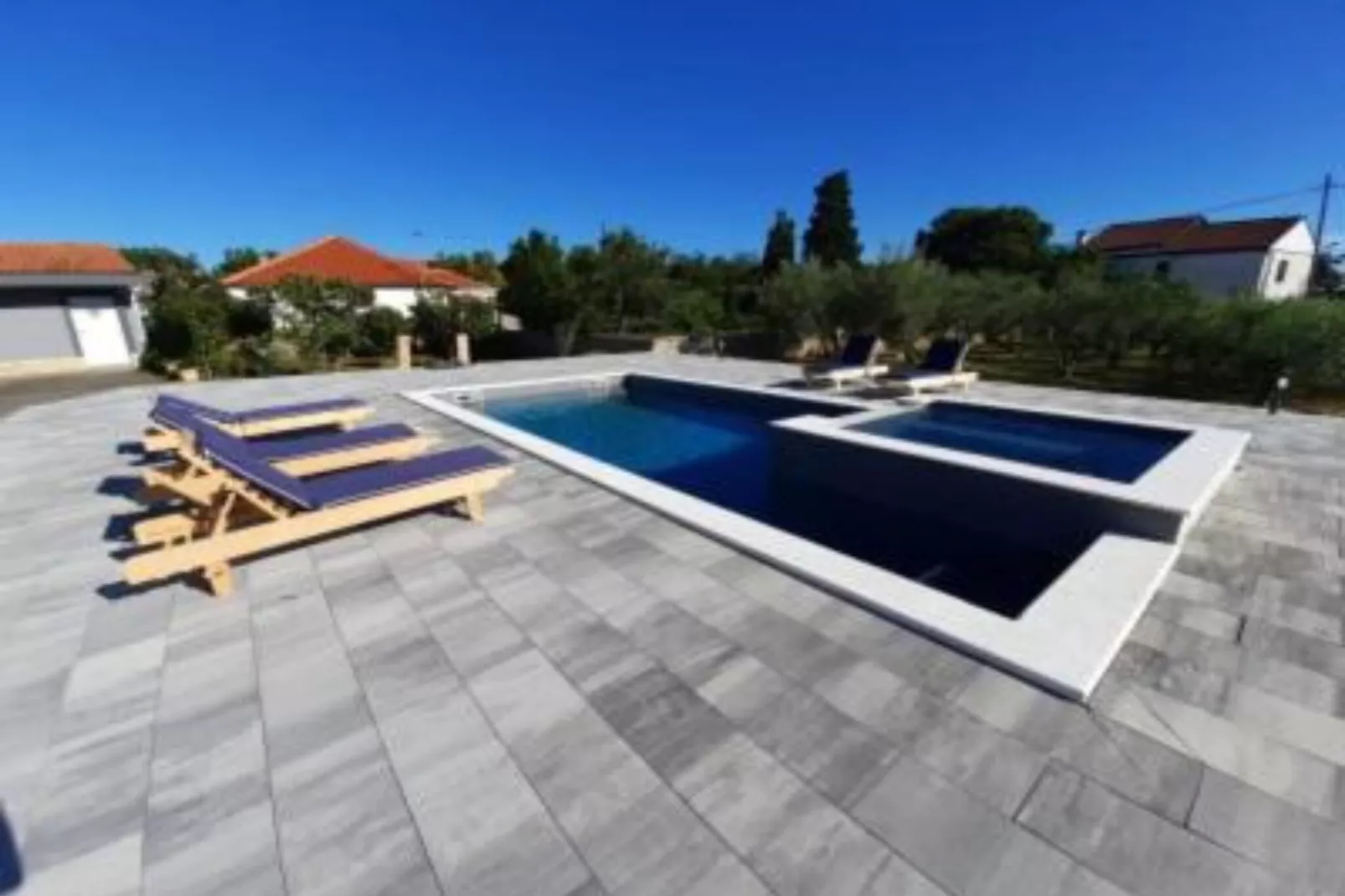 Apartments Franica with Heated Pool and Hot-Tub -  Two Bedroom Apartment with Terrace-Swimming pool