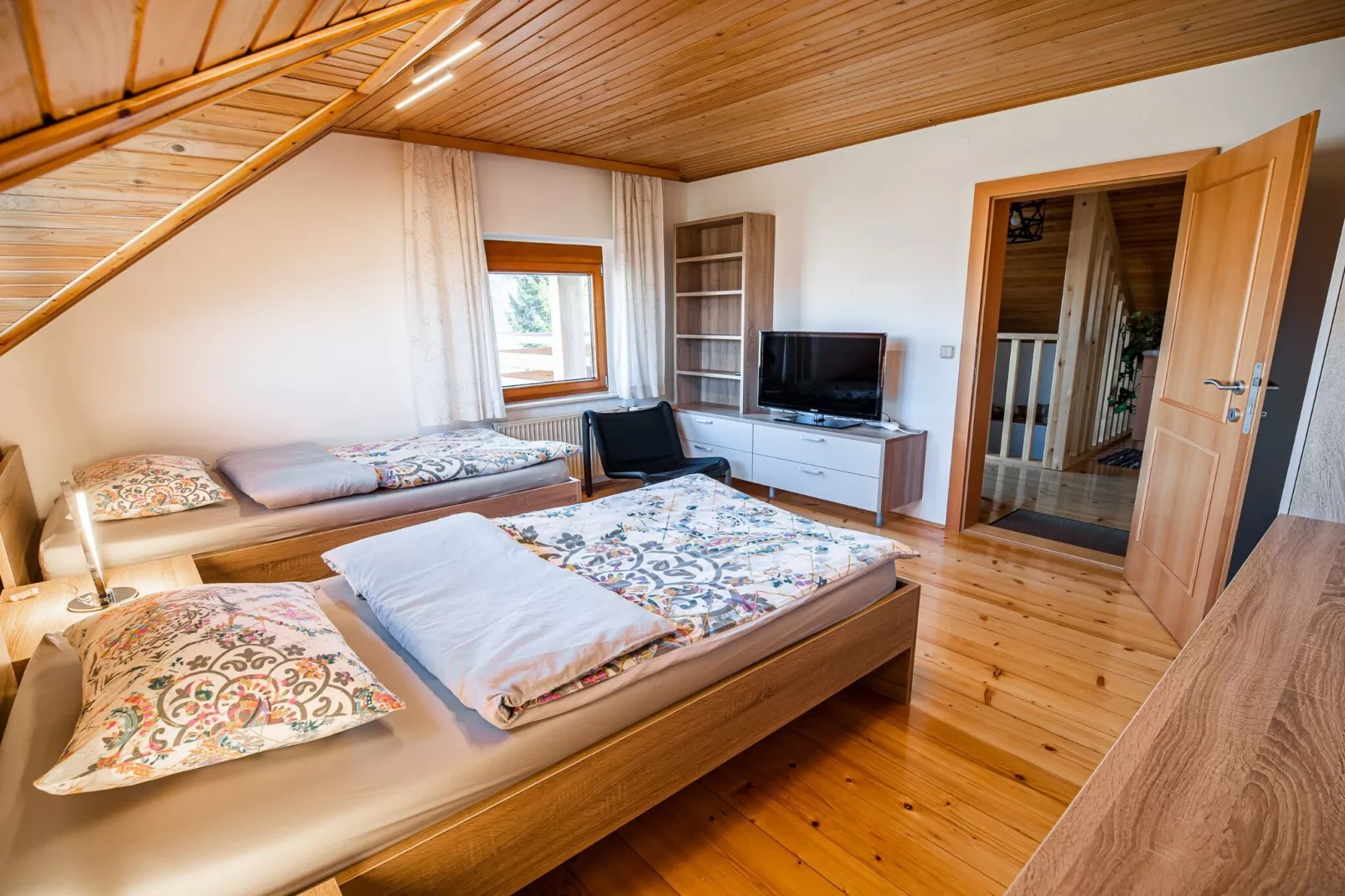 Relaxing Retreat with Hot Tub in Sevnica - Three Bedroom Apartment-Bedroom