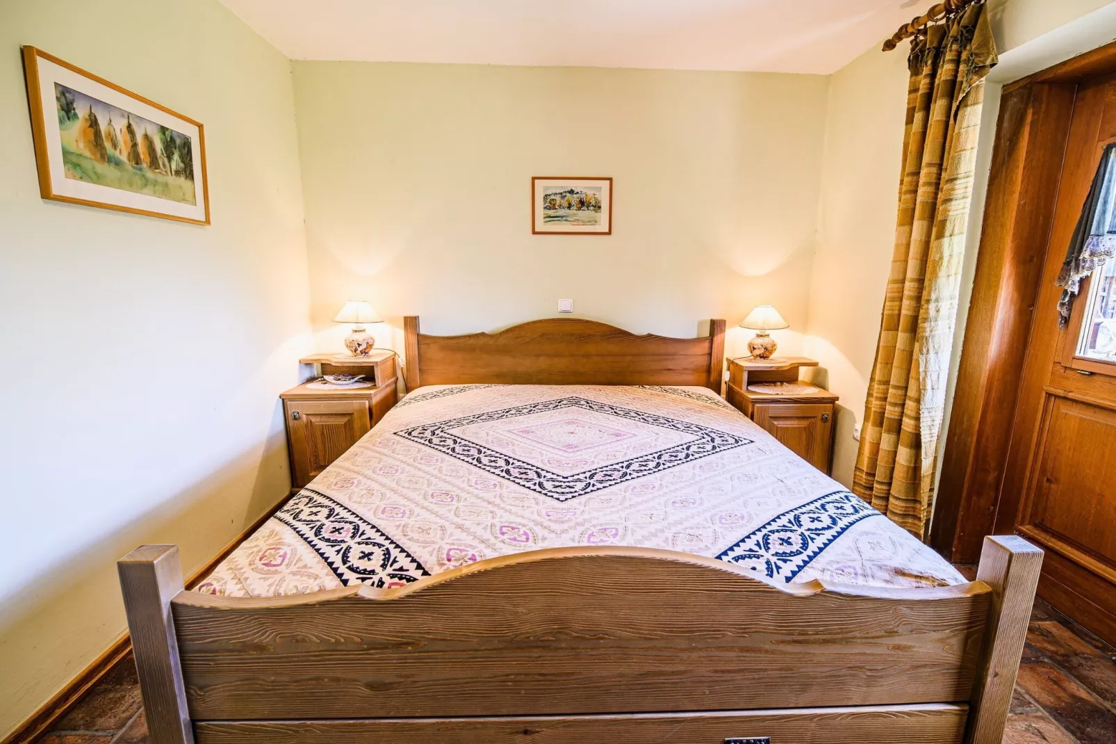 Hidden Authentic Haven Apartments - One Bedroom Apartment with Terrace-Bedroom