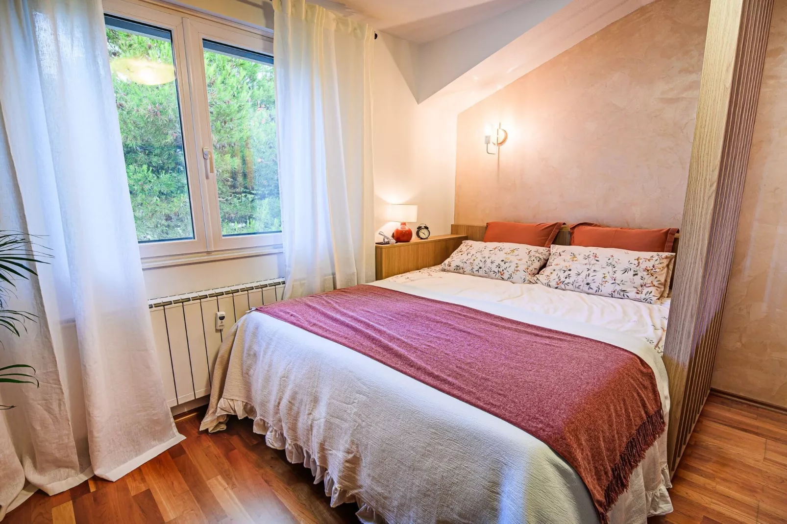 Elegant and Scenic Peaceful Apartments Portoroz - One Bedroom Apartment with Terrace-Bedroom