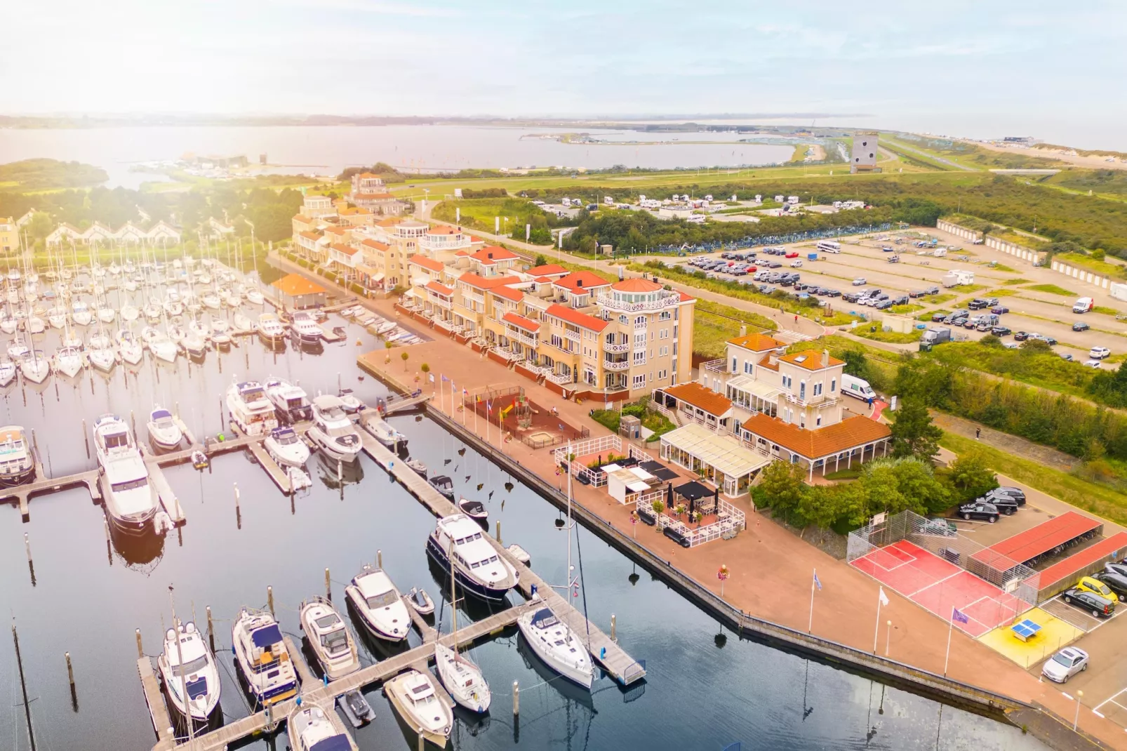 Marina Port Zélande 1-Gebiete Sommer 1 km