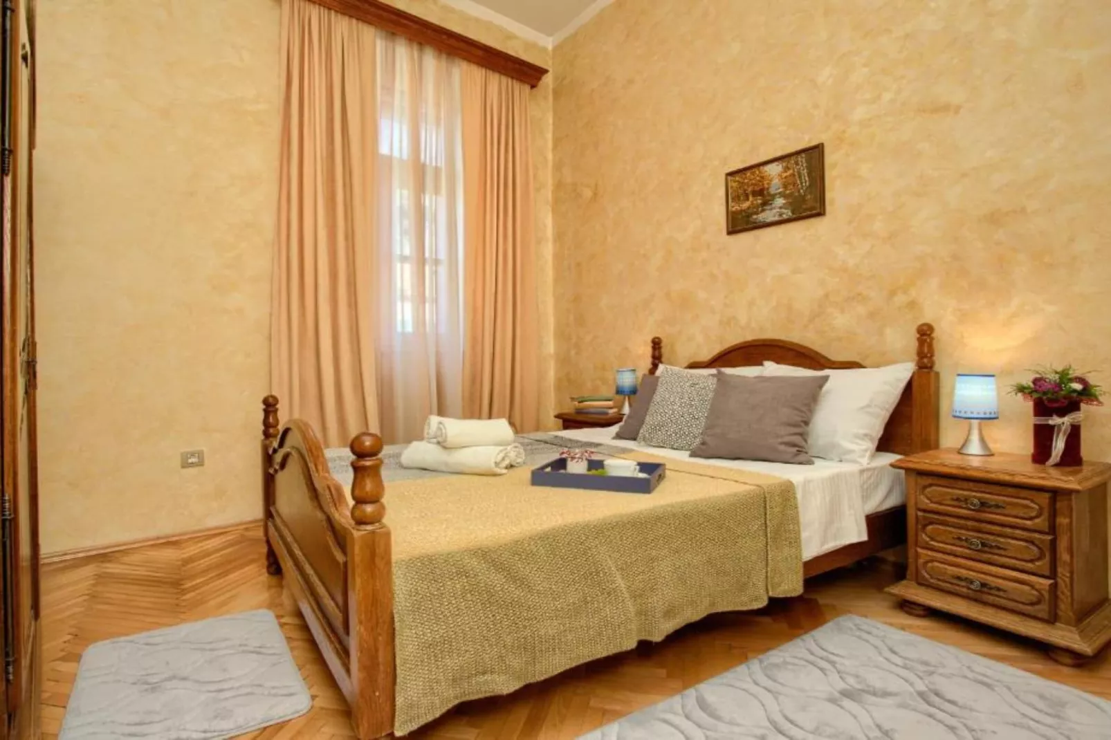 Kotor Old Town Charm Apartment - Two Bedroom Apartment-Bedroom