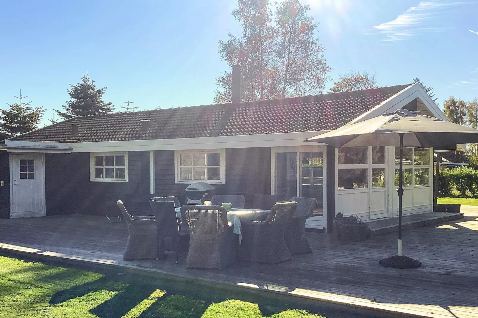 4 Sterne Ferienhaus in Væggerløse-Im Freien