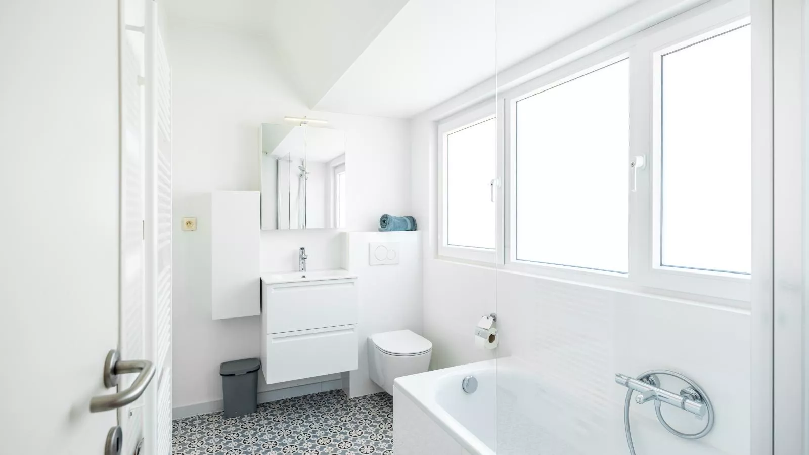 Aux Dunes-Badezimmer