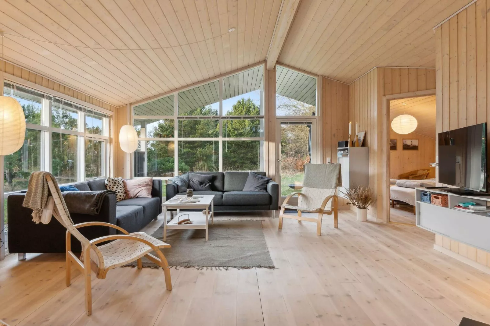 5 Sterne Ferienhaus in Fjerritslev-Innenbereich