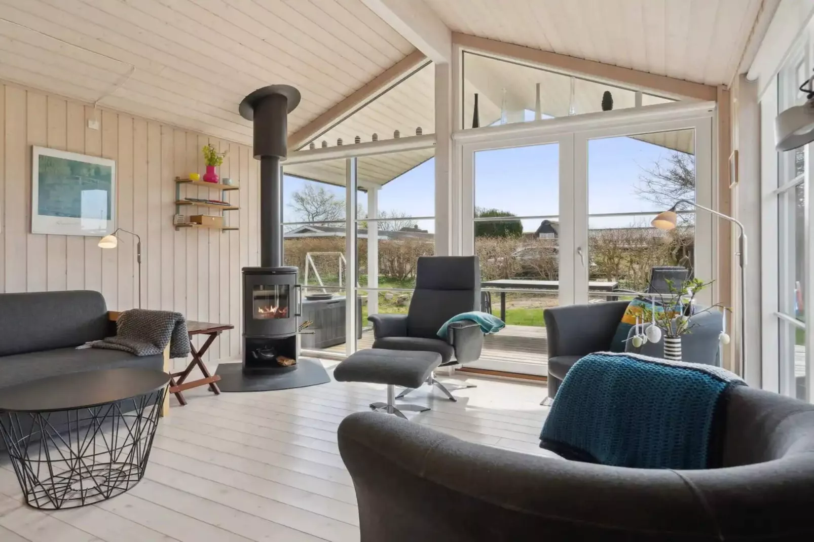 5 Sterne Ferienhaus in Børkop-Innenbereich