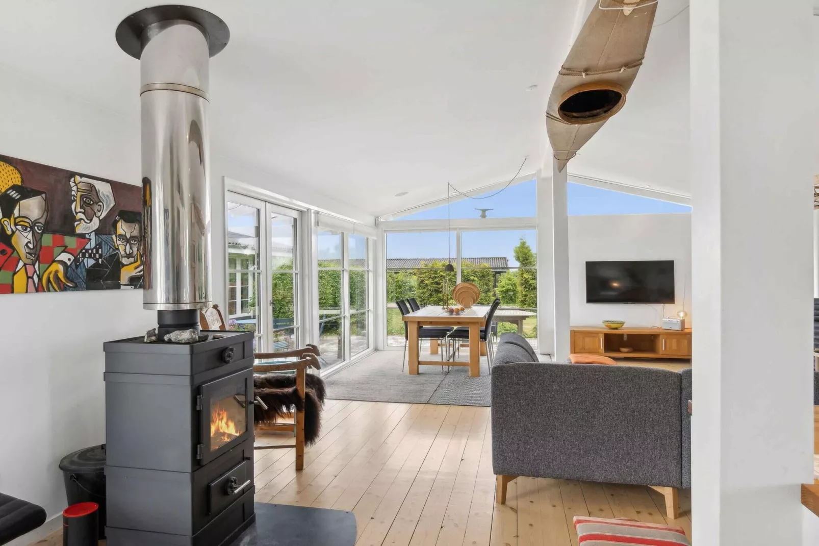 5 Sterne Ferienhaus in Ølsted-Innenbereich