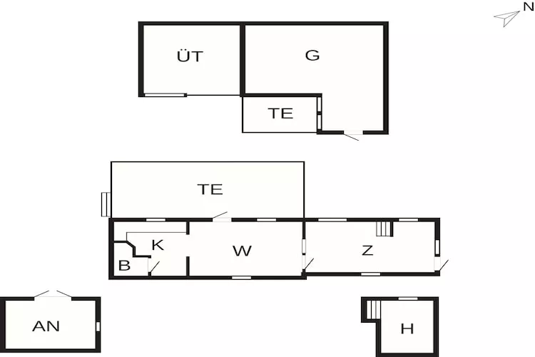 5 Sterne Ferienhaus in Sjællands Odde-Grundriss