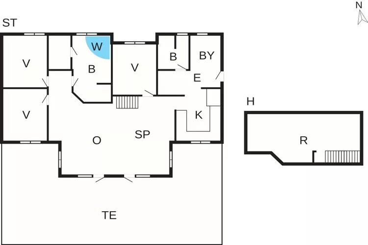 4 etoiles maison de vacances a Nakskov-Plan
