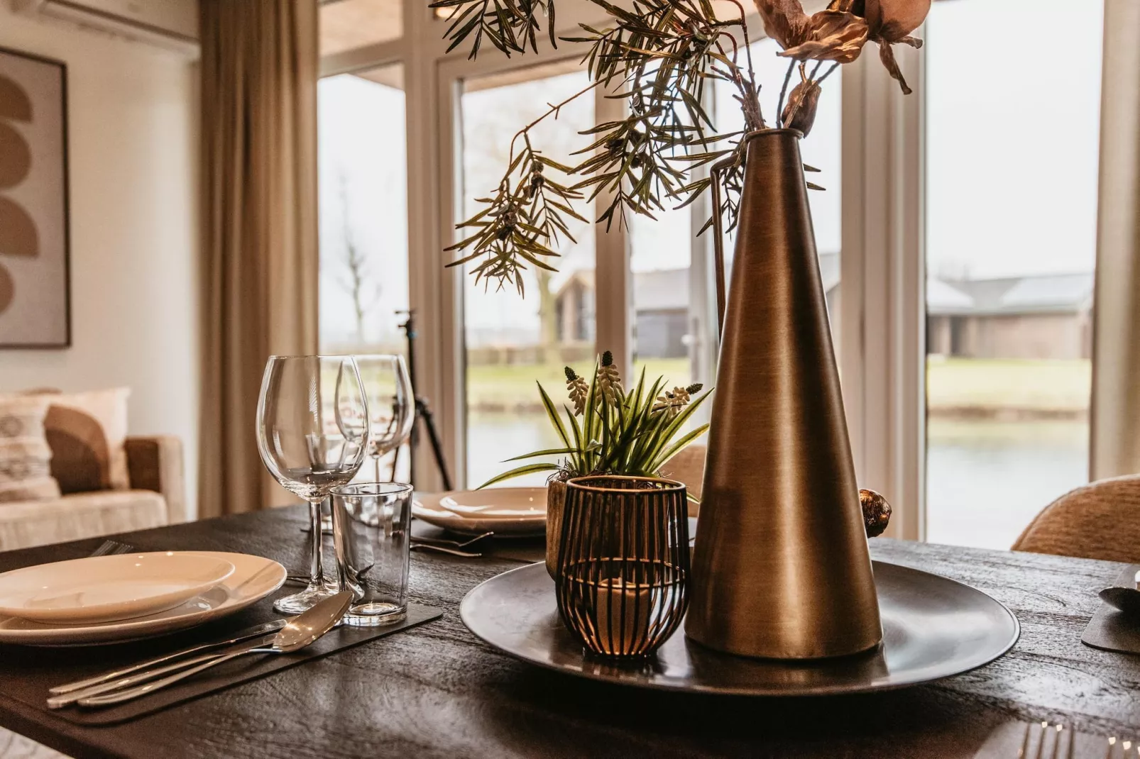 Chalet aan het Water - Betuwse Hofjes - 4 pax December-Ambiance