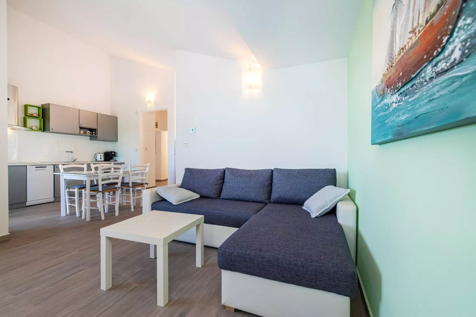 Sea view apartment Dajana-Salon