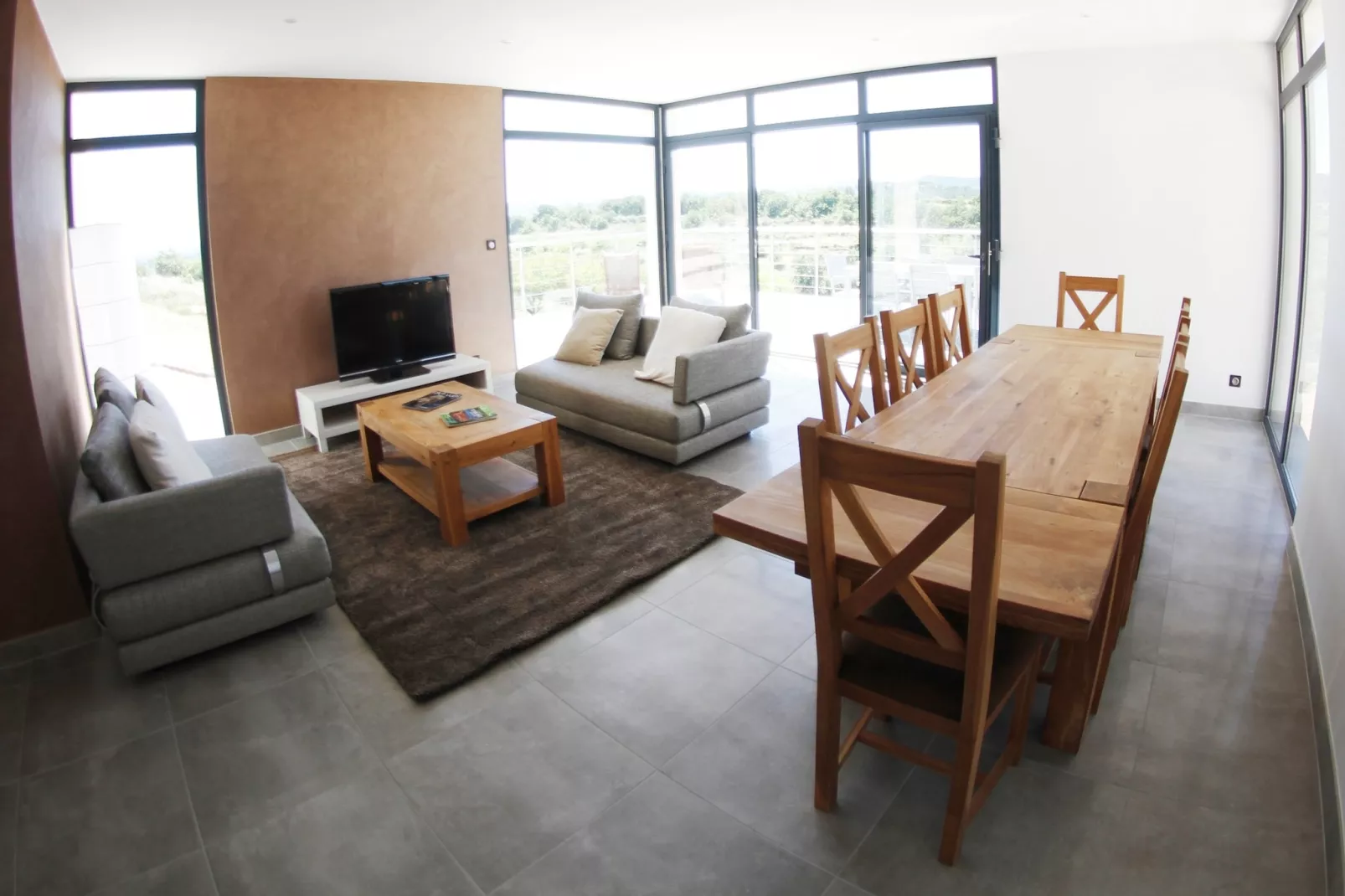 Villa moderne-Salle à manger