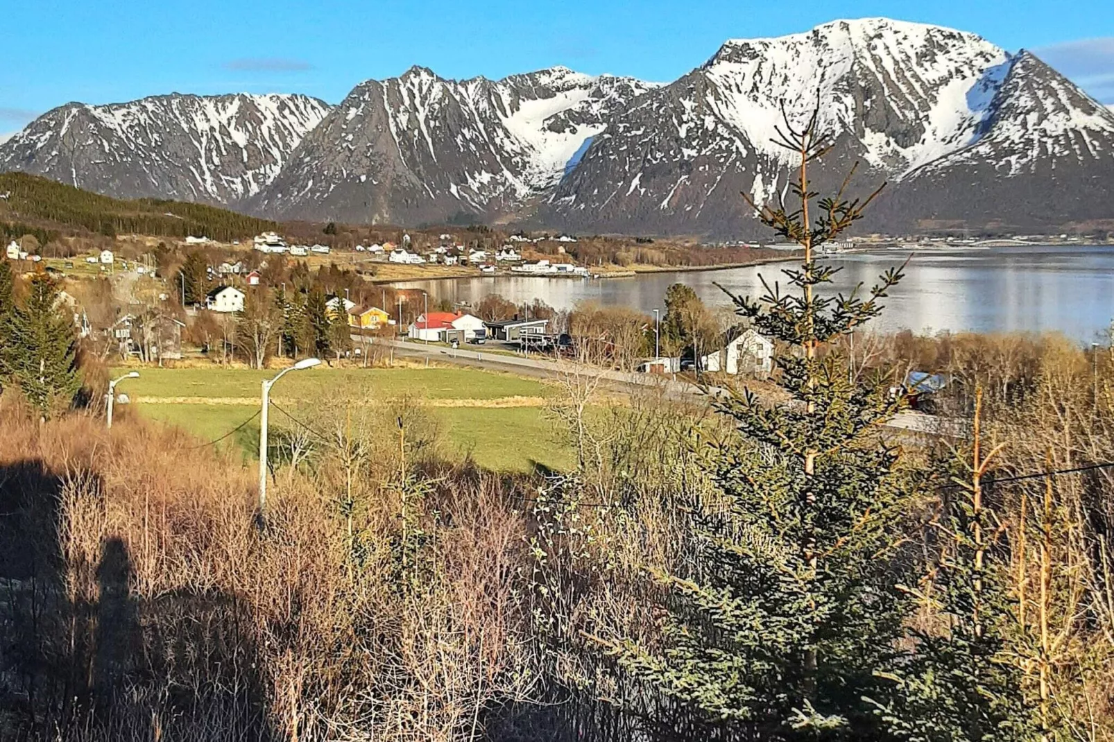 8 person holiday home in SORTLAND-By Traum-Water view