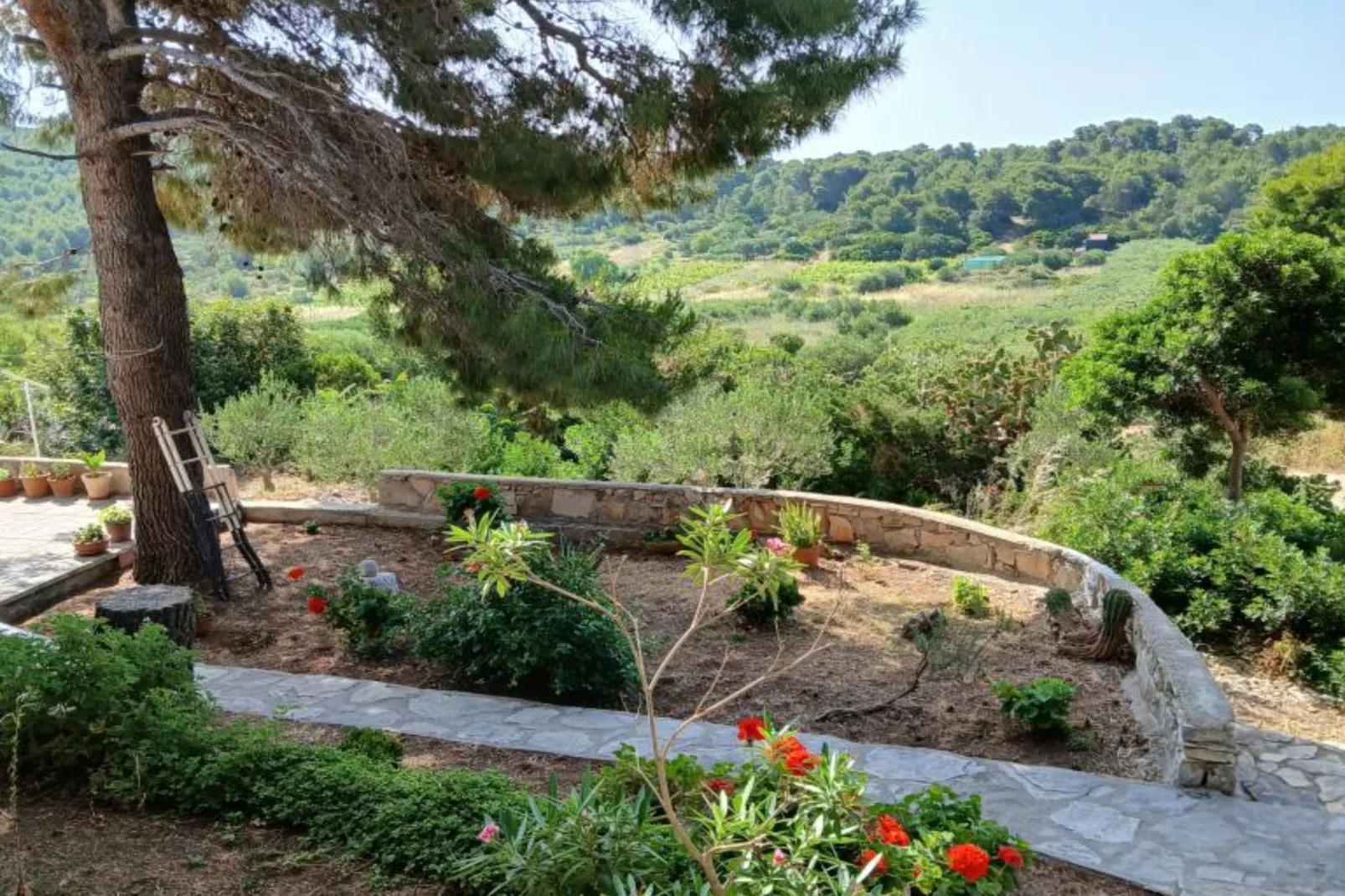 Apartmani Green Oasis - Studio Apartment with Terrace and Sea View-Outdoor