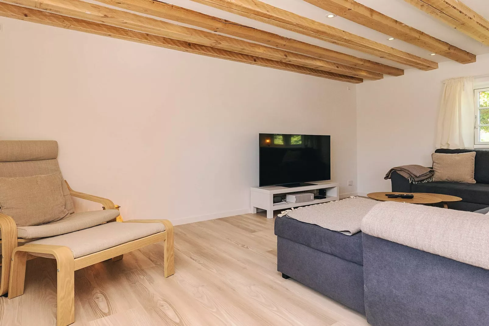 Idyllisches Reetdachhaus-Ruckzugsort-By Traum-Innenbereich