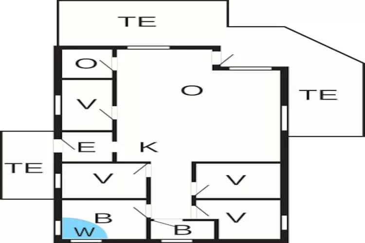 8 person holiday home in Nordborg-By Traum-Floor plan