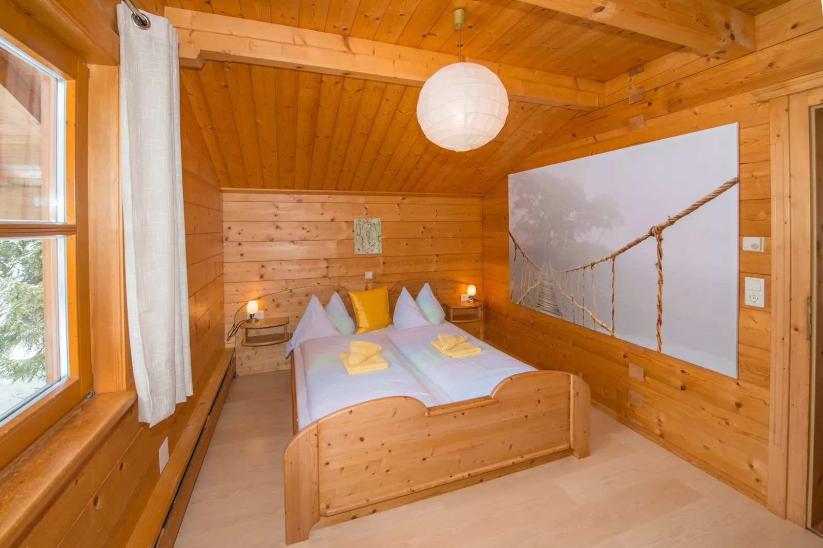 Appartment Holzblockhaus-Bedroom