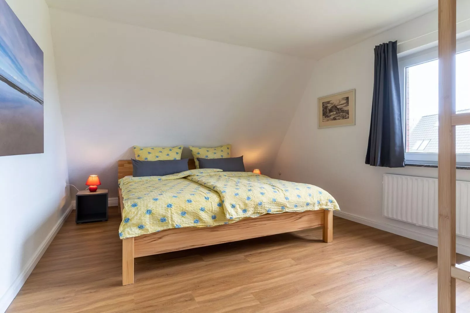 Ferienhaus Apfelgarten Garding-Schlafzimmer