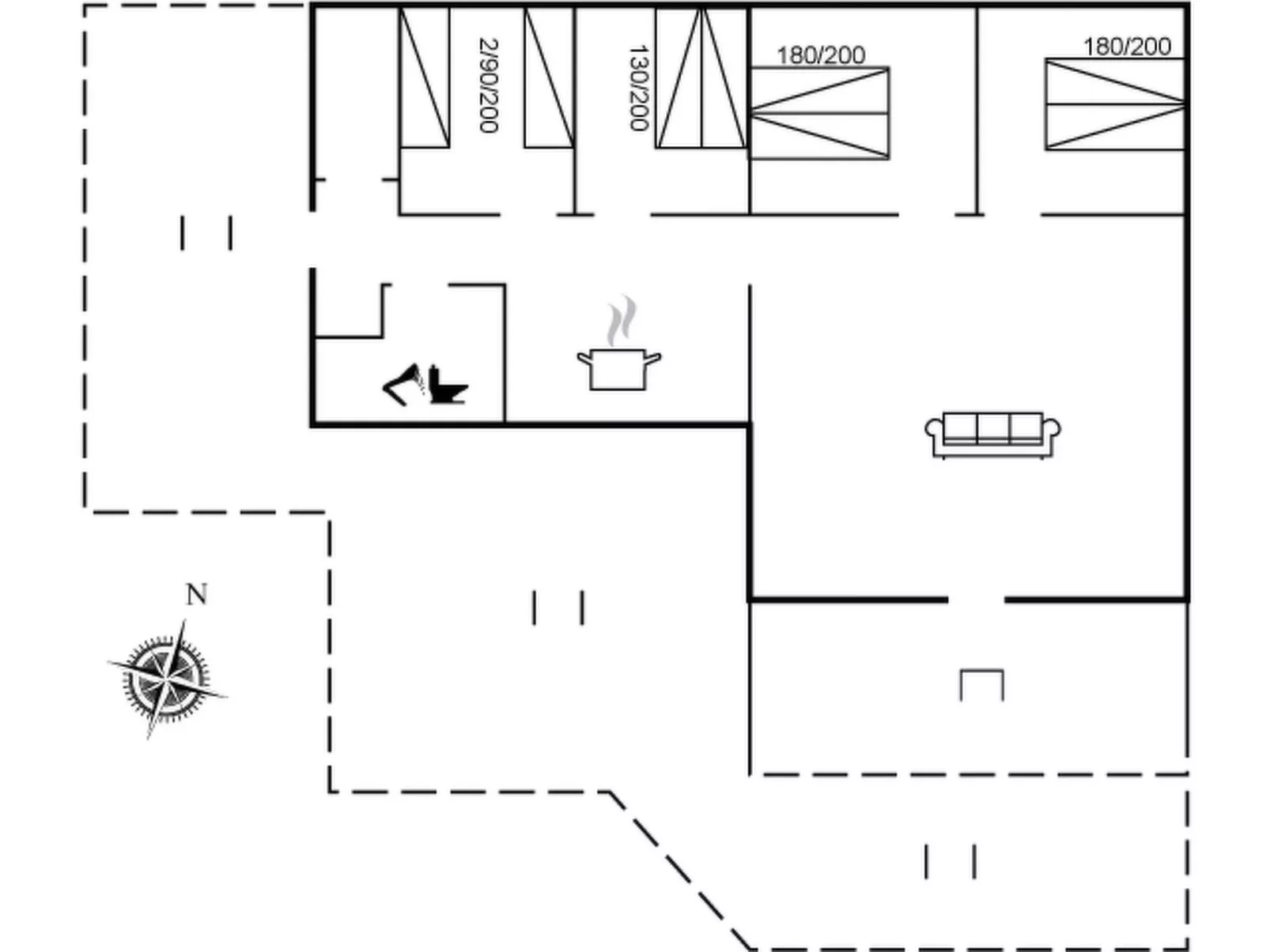"Keke" - 2.5km from the sea-Inside