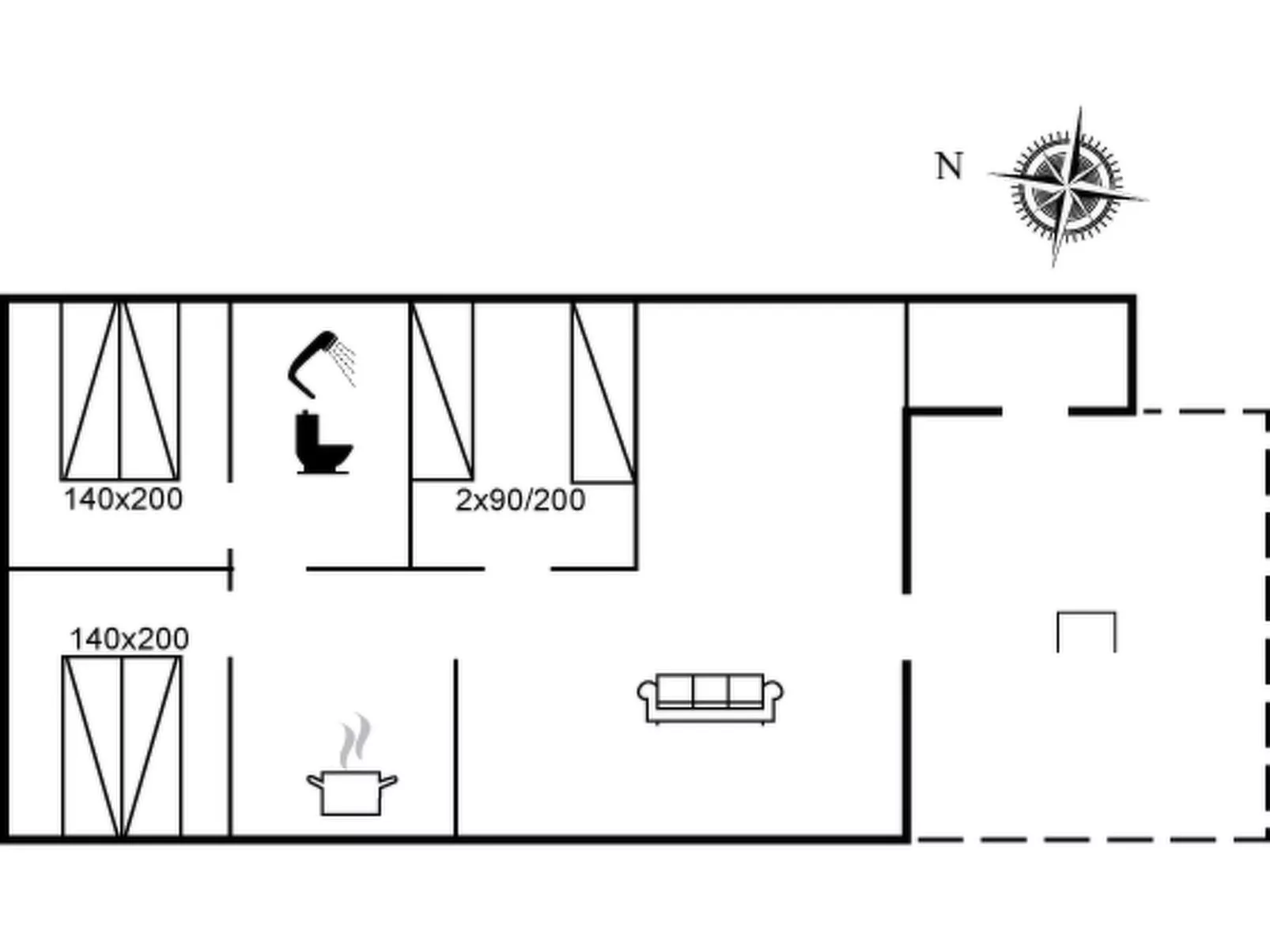"Gerlinde" - 600m from the sea-Dedans