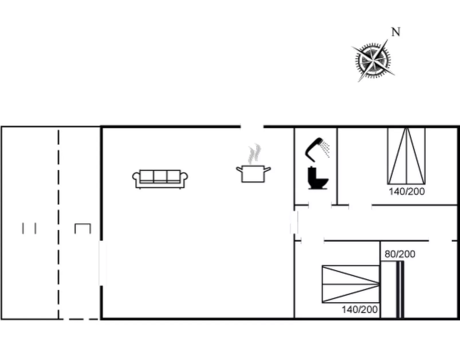 "Umen" - 300m from the sea-Inside